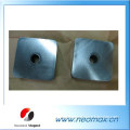 Alnico magnet with hole